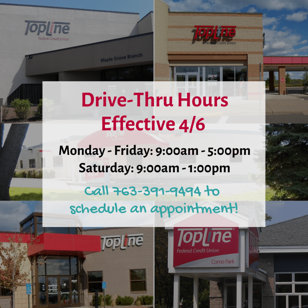 TopLine Drive Thru Hours Change 4/6