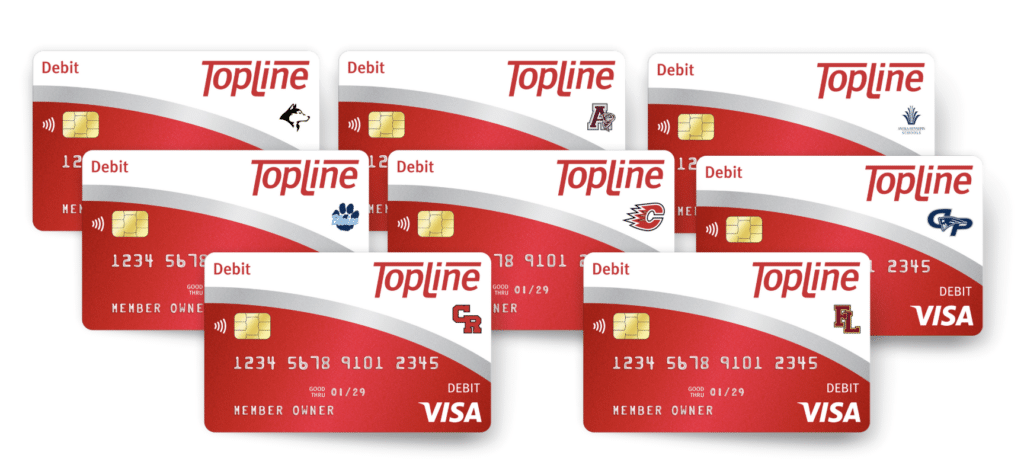 TopLine Custom Branded Debit Cards